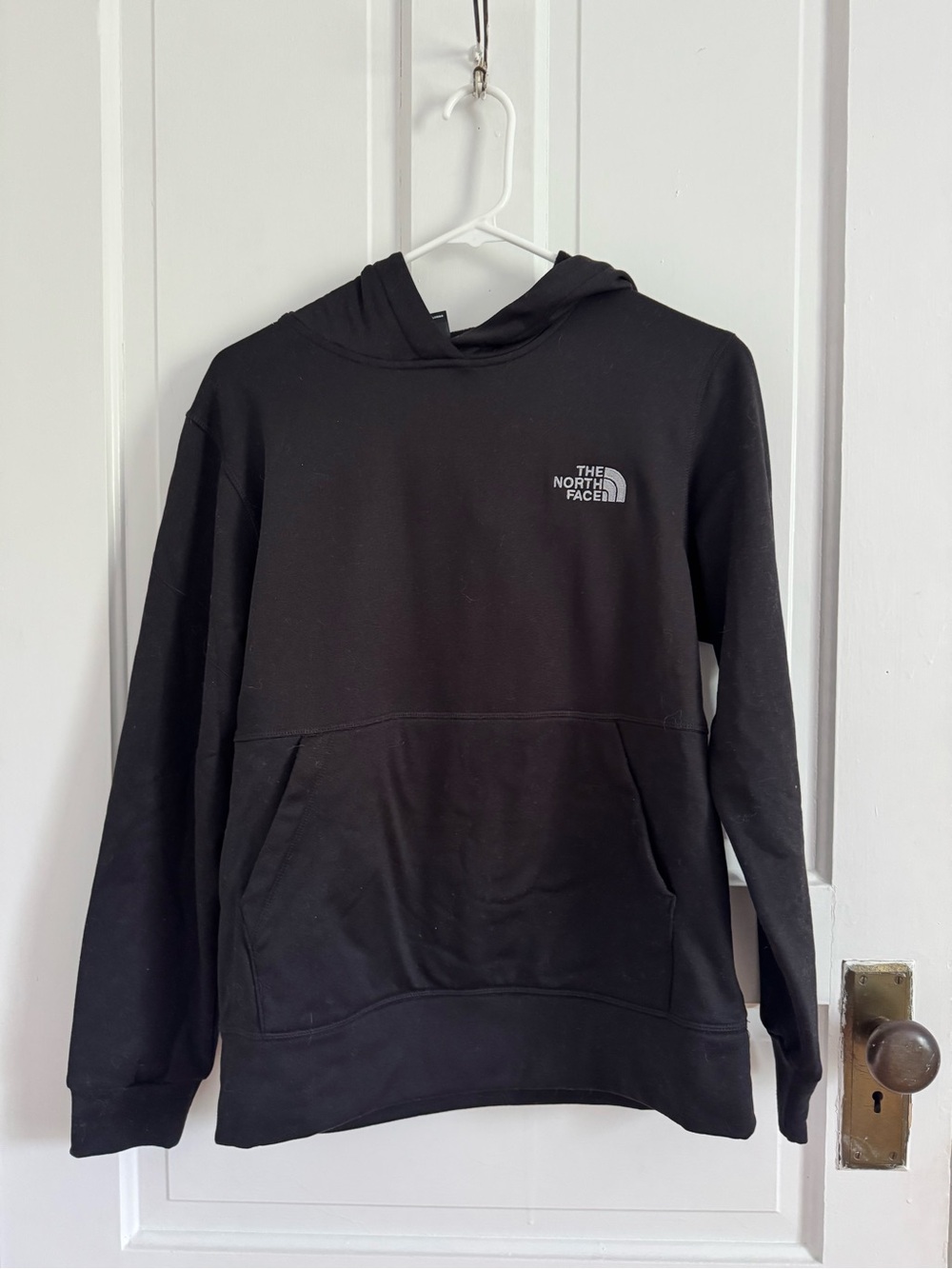 The North Face Black Pullover Hoodie with Small Chest Logo